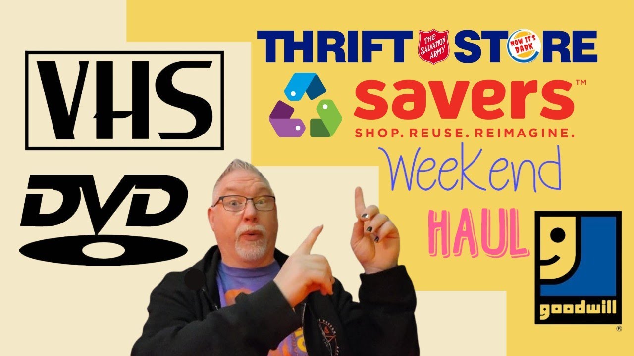 VHS and DVD Thrift Store Haul: YOU have to stay to the end to see an insane box set!