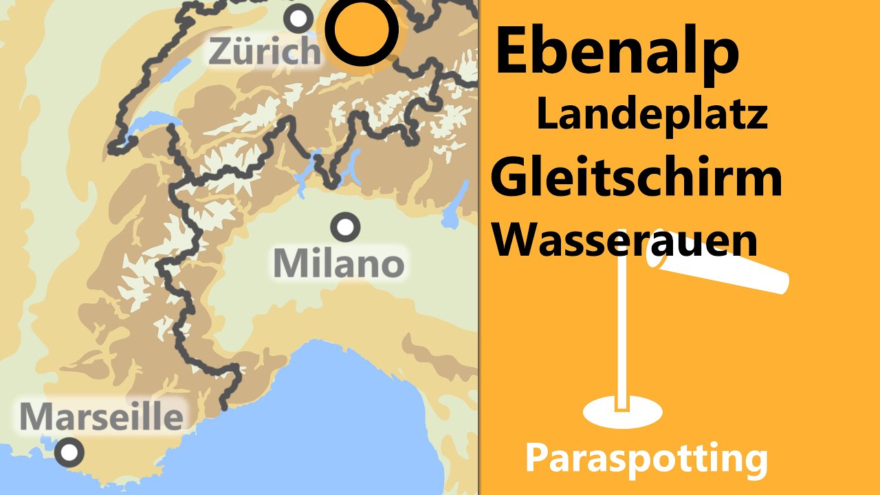 Landeplatz Gleitschirm Wasserauen Ebenalp Appenzell | Paraspotting