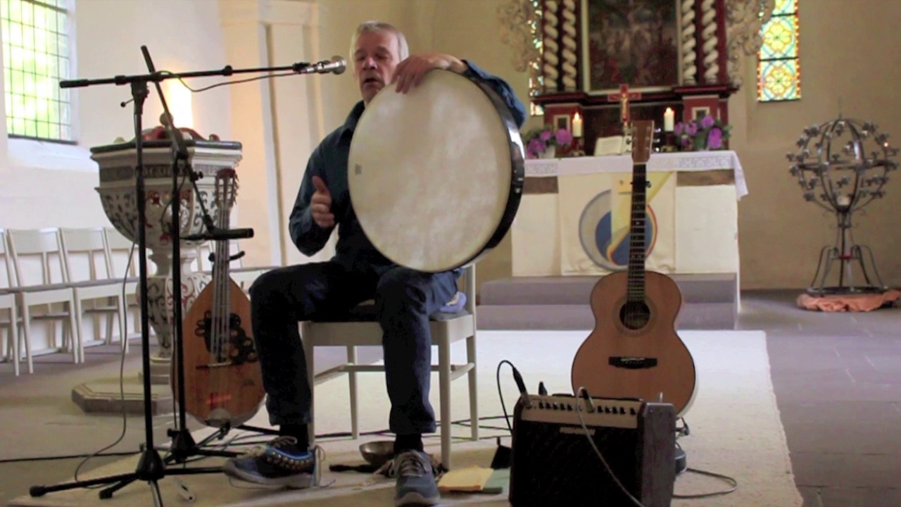 Rahmentrommel und Obertongesang - Phil Tamo