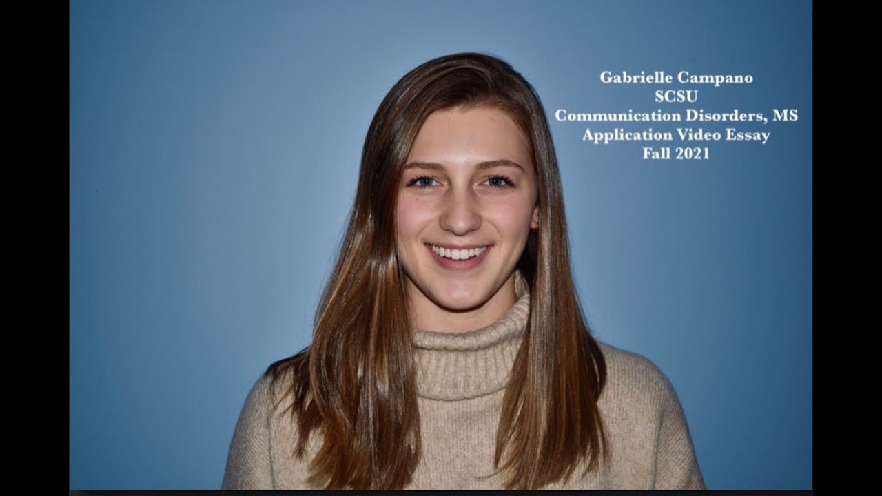 Gabrielle Campano SCSU SLP Video Essay