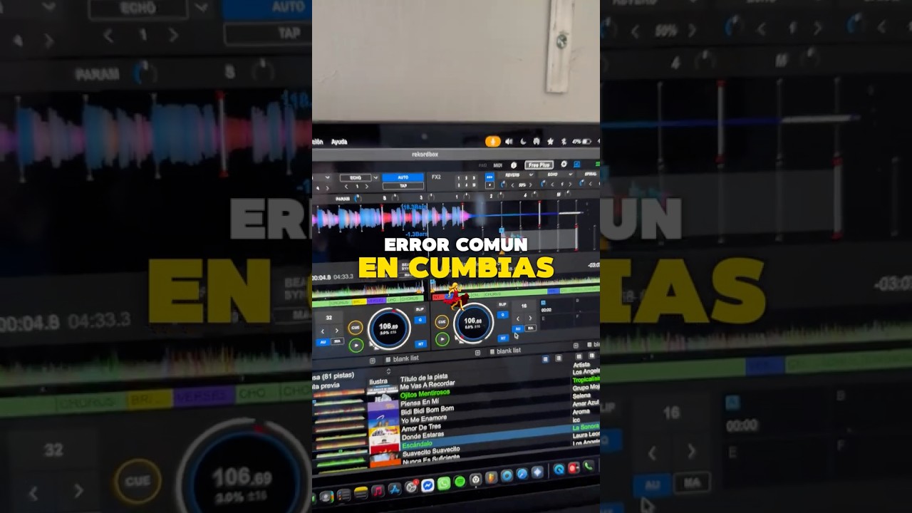C&Oacute;MO MEZCLAR CUMBIAS 💃 #dj #tutorial #cumbia #mezclas #ojitosmentirosos #djrboy