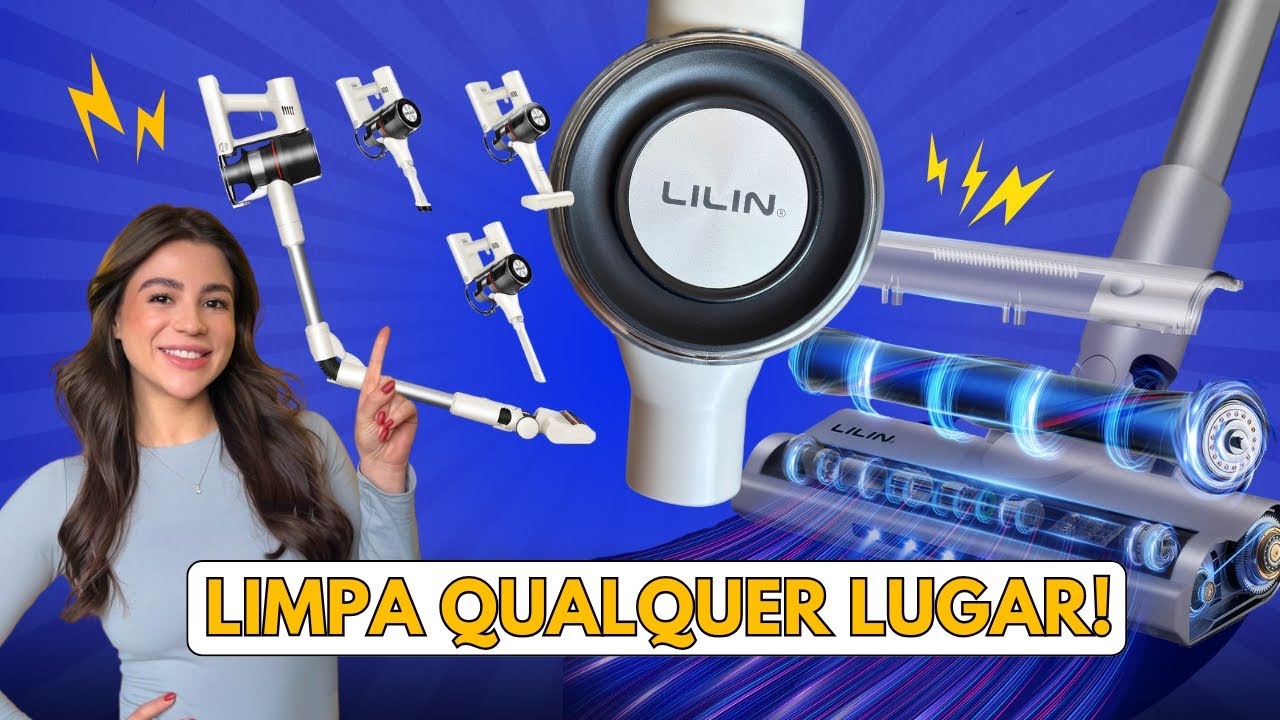 Esse aspirador de pó portátil SUPER POTENTE serve pra limpar tudo! Testei o Lilin i7 da Liectroux!