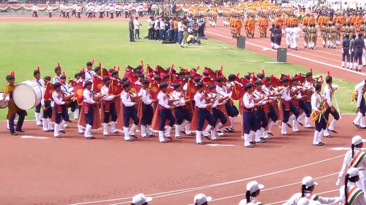 छत्रसाल स्टेडियम में परेड का नज़ारा 15 august parade chatrasal stadium 🏟️
