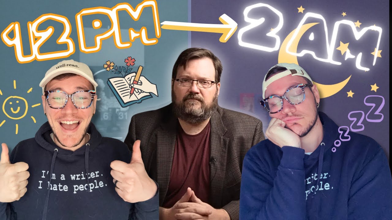 ✍🏻 I tried Brandon Sanderson's LATE NIGHT writing routine! 🌙