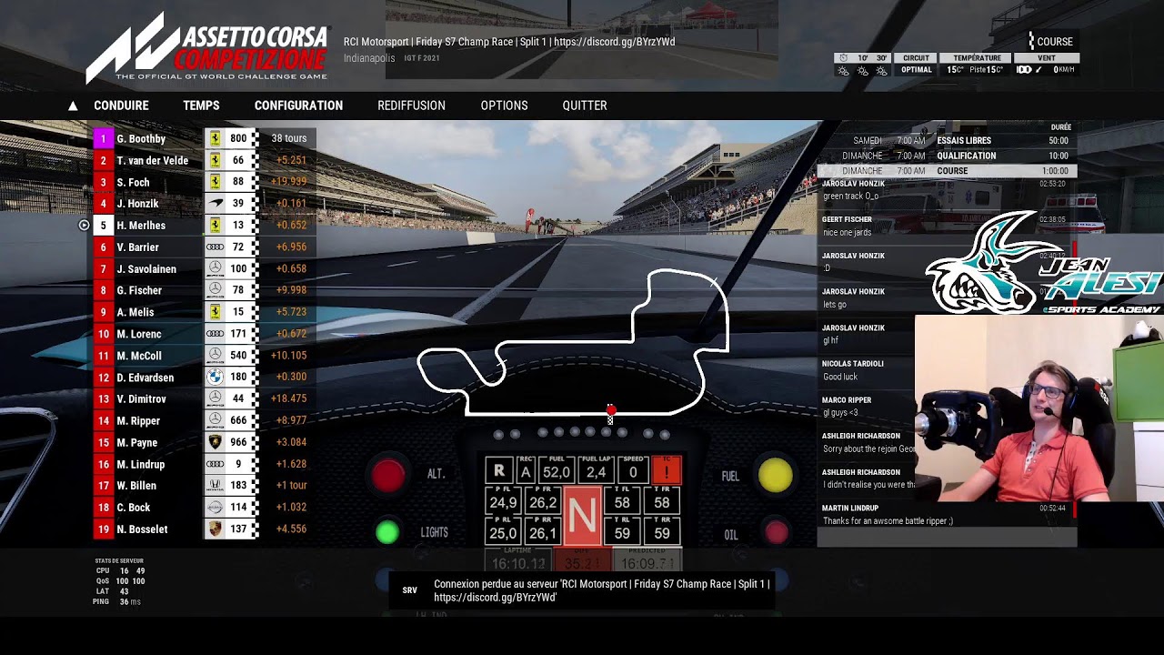 RCI Friday League | Season 7 | Race 4 | Indianapolis