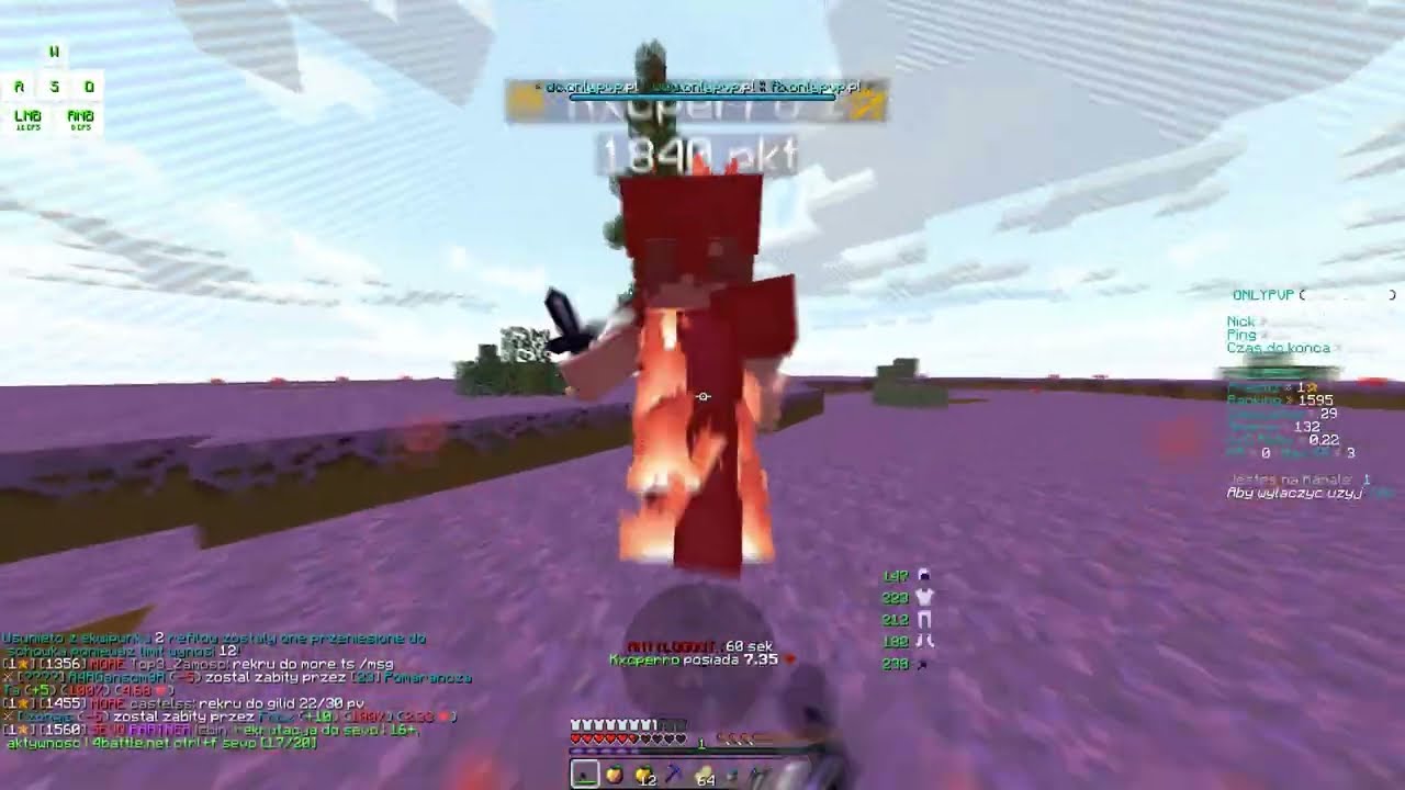 ONLYPVP | TEPARKI | 480 FPS {TXT PVP} | 1.8.8