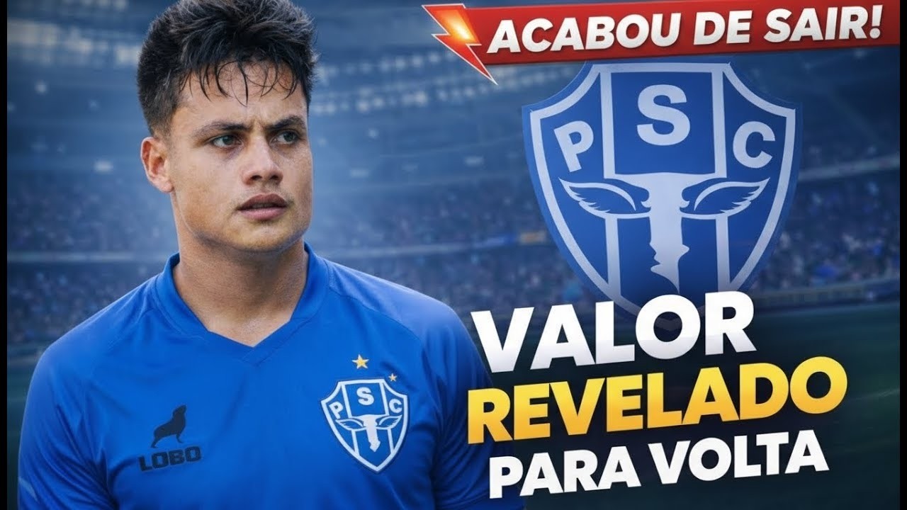 🔵😱ESLI GARCIA ACERTOU RETORNO AO PAYSANDU PARA 2026? QUAL A CHANCE?