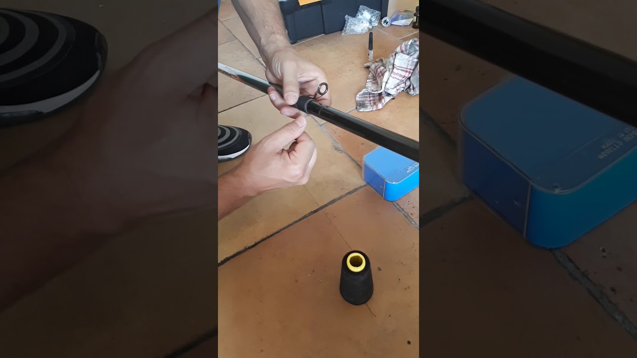 Legatura anello canna da pesca