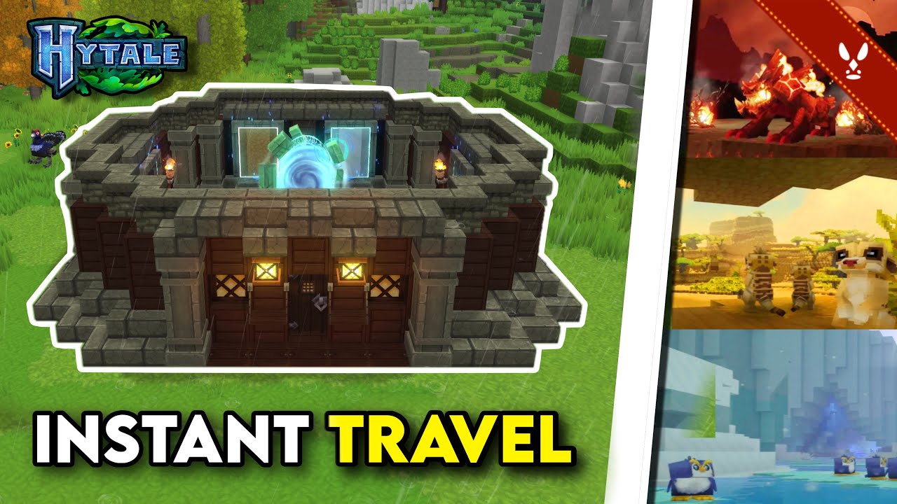 You NEED This Hytale Portal Hub | Step-By-Step Guide For INSTANT Travel