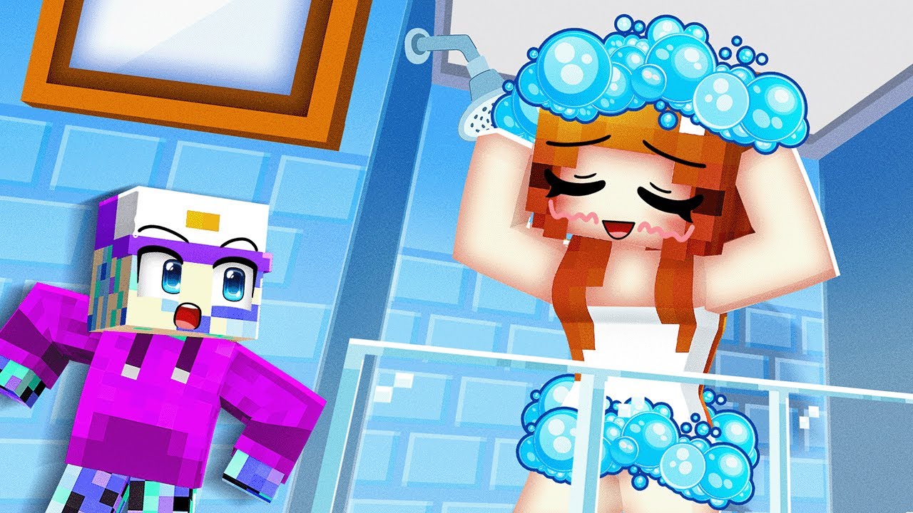 Becoming SMALL to SPY on My CRUSH in Minecraft!