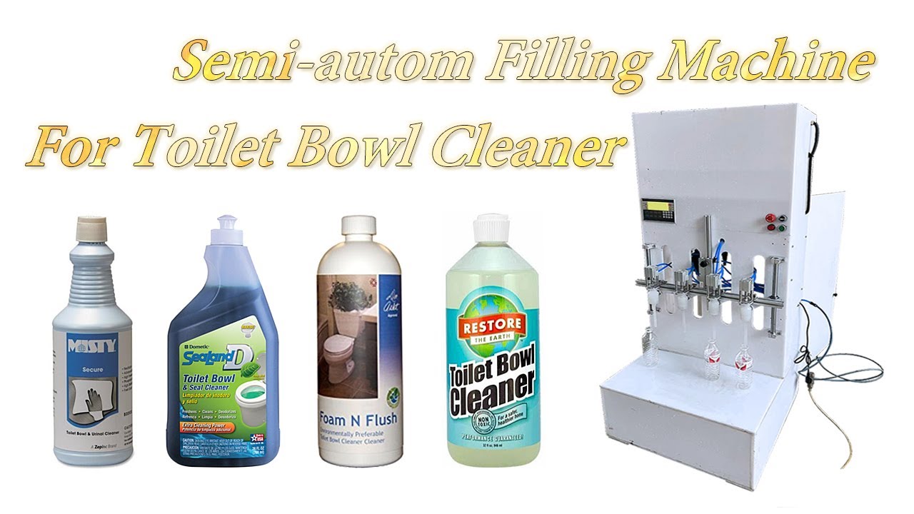 HY| Semi automatic Toilet Bowl Cleaner Filling Machine| HYSG- AE