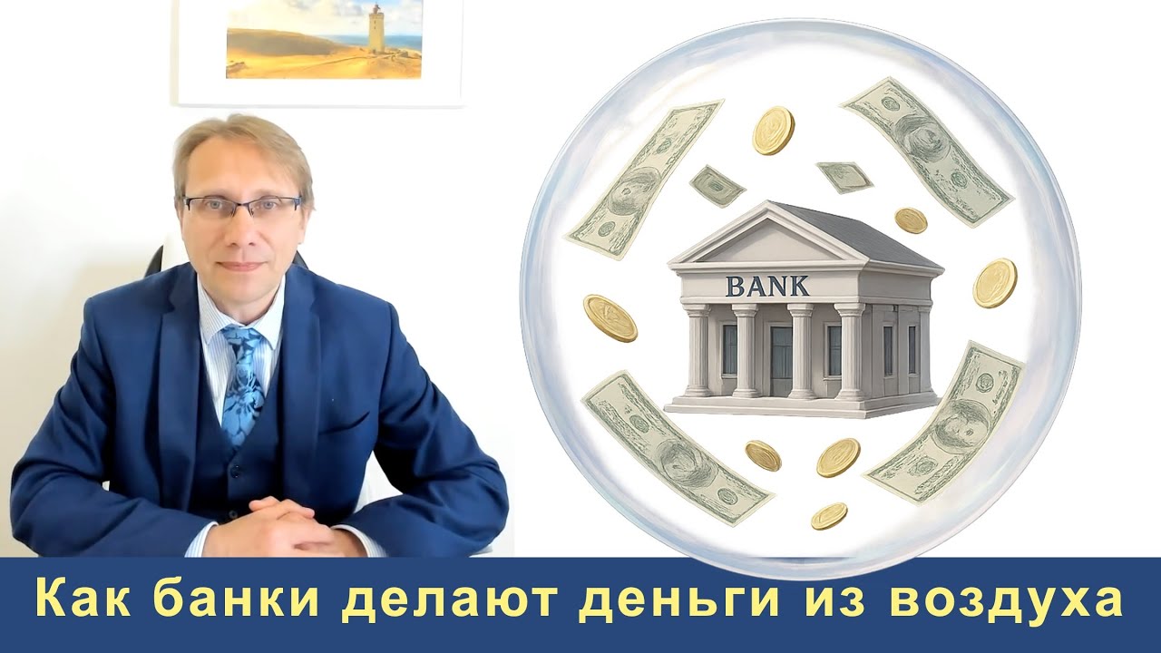 Как банки делают деньги из воздуха. Современная финансовая система. Часть 1.