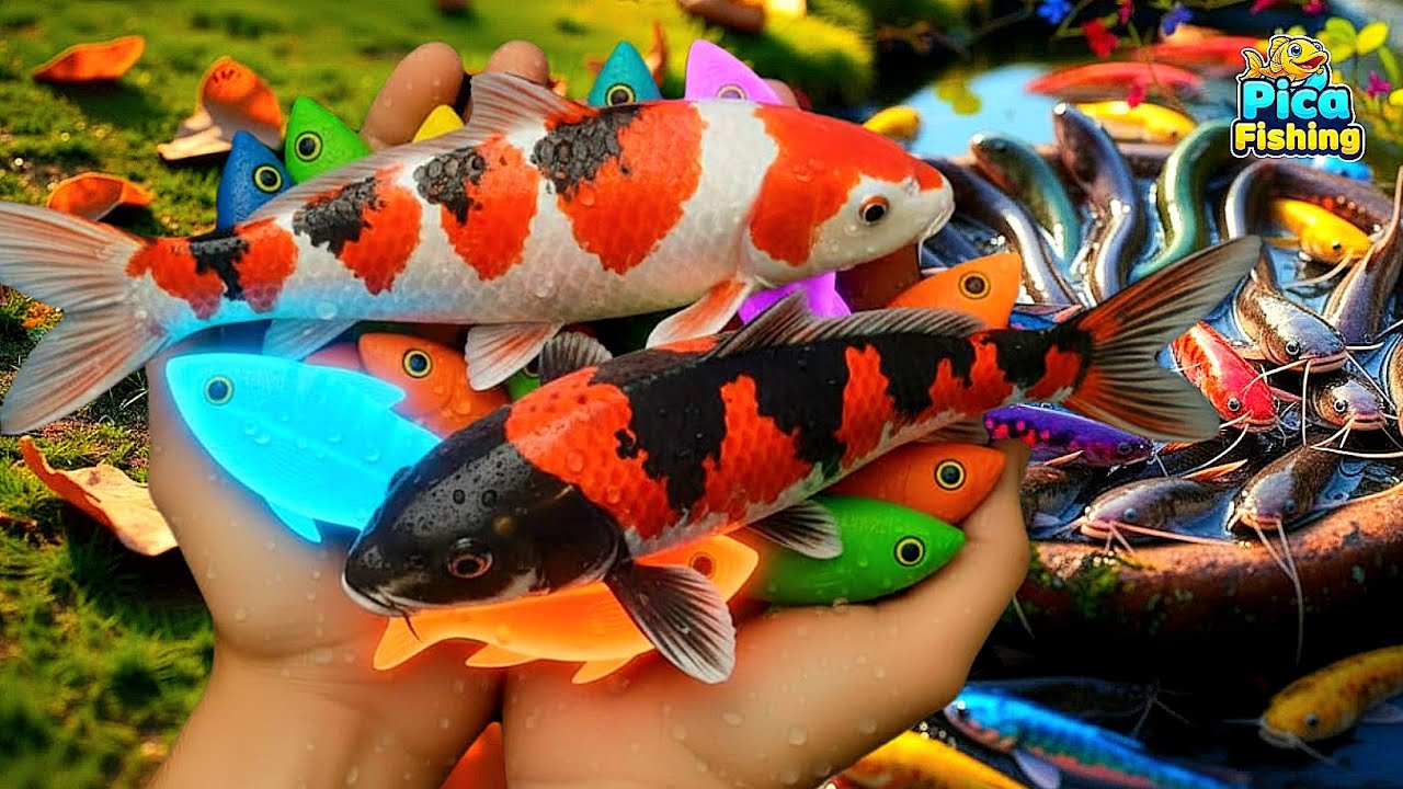 Giant Rainbow Eggs Full of Tropical Fish – A Satisfying Catch