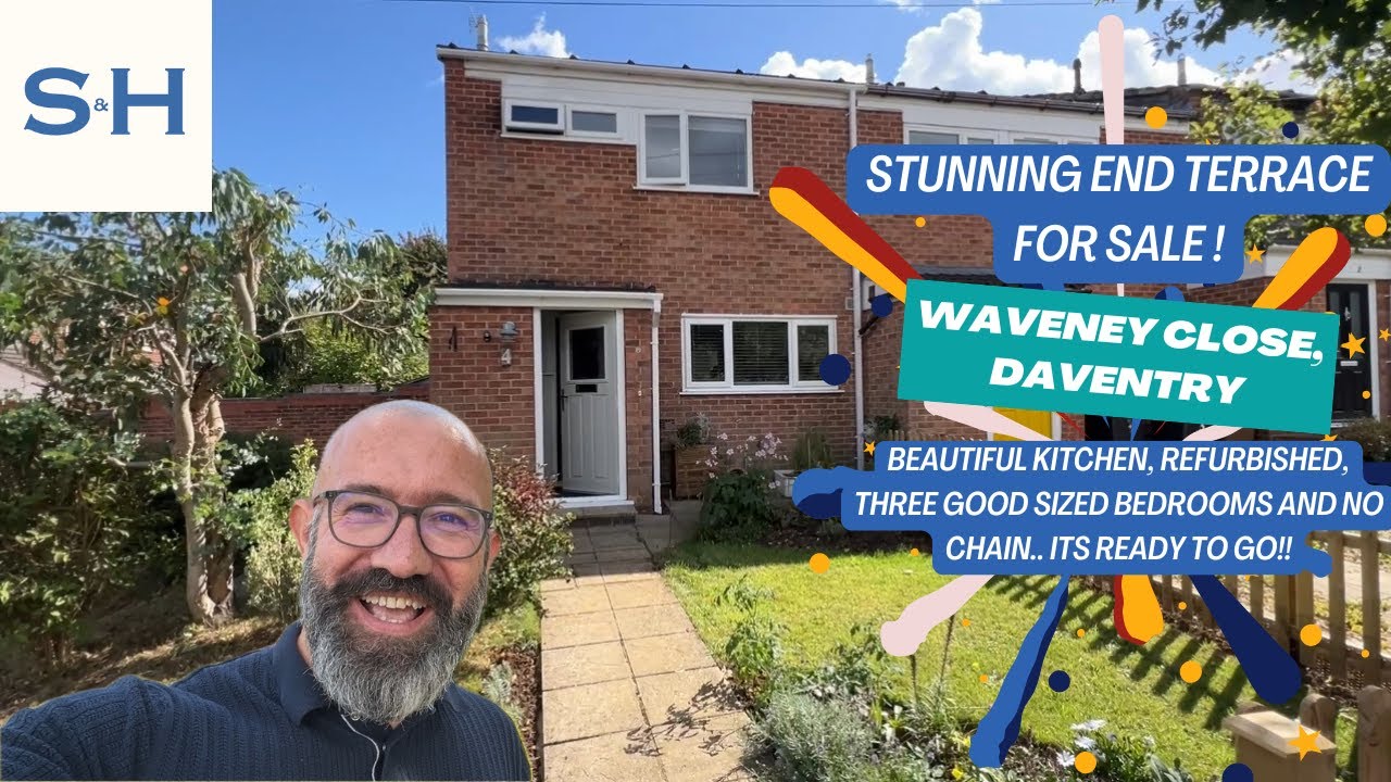 Amazing End Terraced Home For Sale in Daventry! Waveney Close, Daventry - Stunning Kitchen!