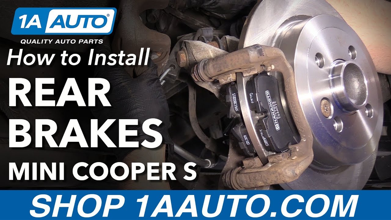 How to Replace Rear Brakes on a 2007-15 Mini Cooper