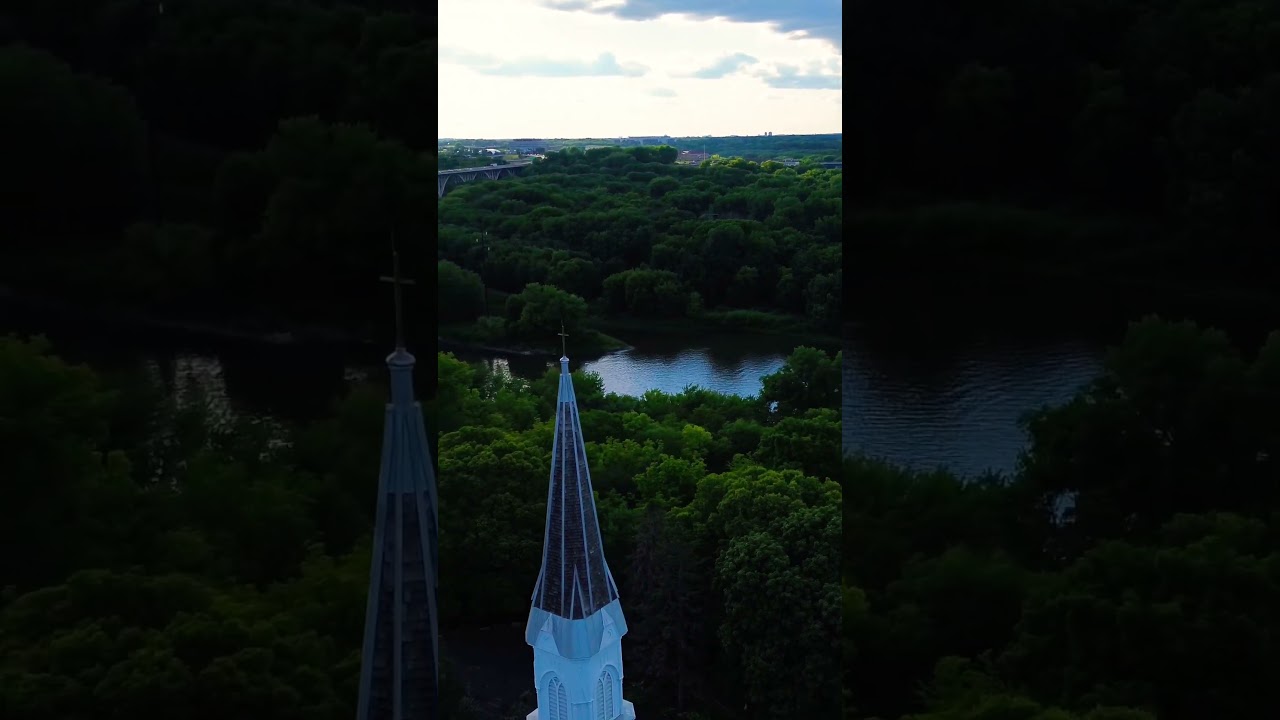 St.Peter&rsquo;s Catholic Church, the oldest church in the state of Minnesota, founded in 1840.