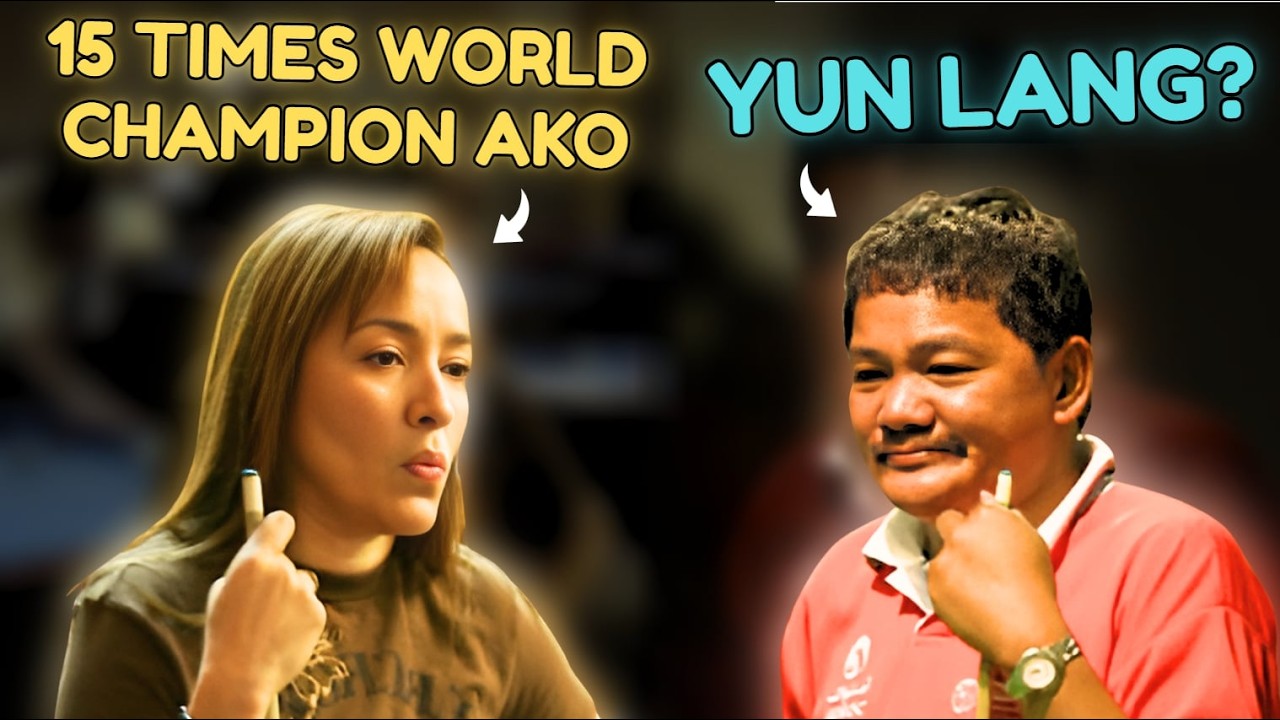 NO. 1 FEMALE PLAYER❗PINAKITAAN NG MAGIC NI EFREN REYES!