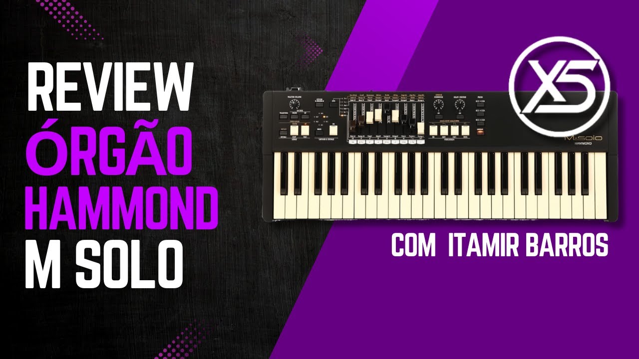 Review Orgão Hammond M solo 49 teclas