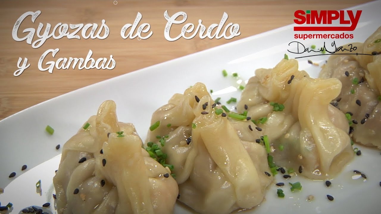 Receta gyozas de cerdo y gambas