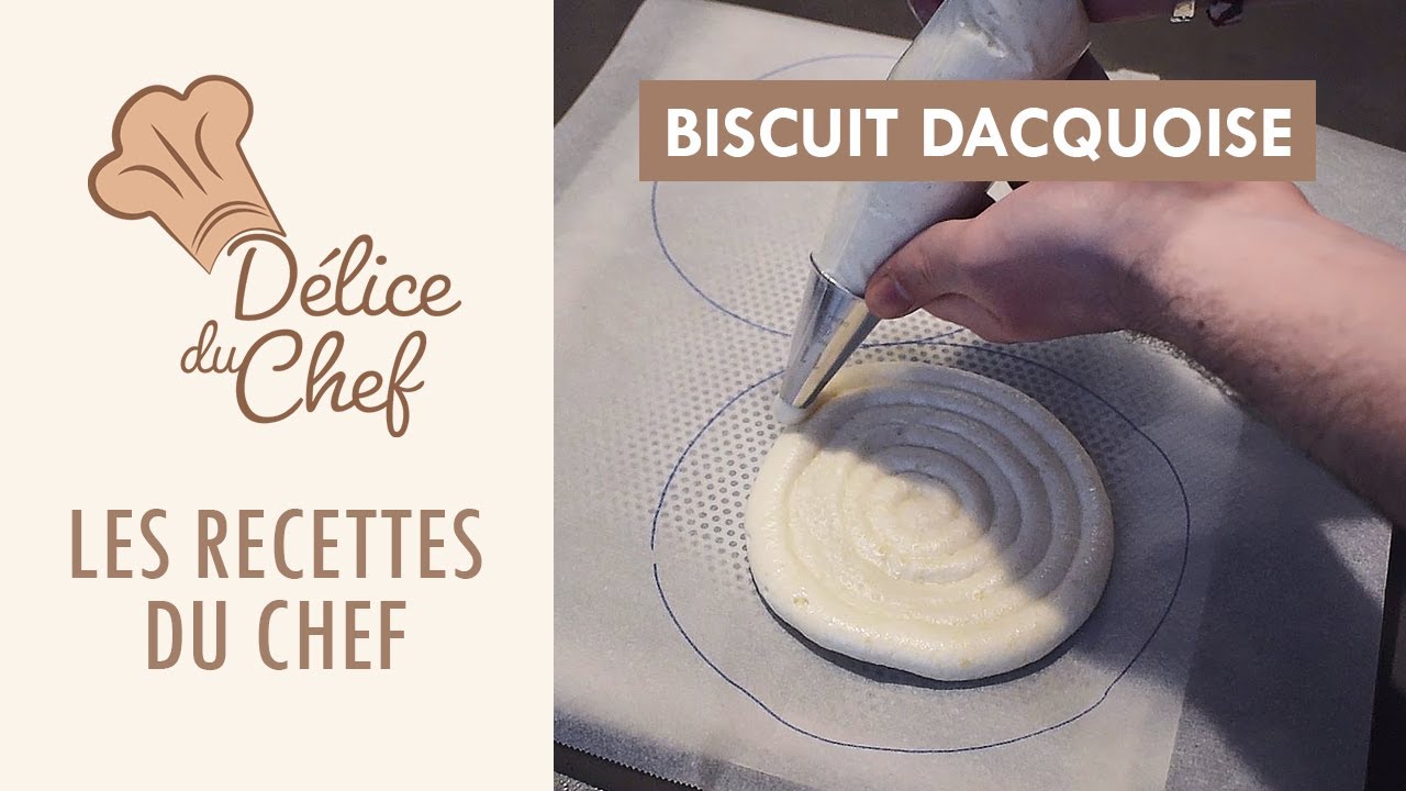 Les recettes du chef - La recette du biscuit dacquoise amande