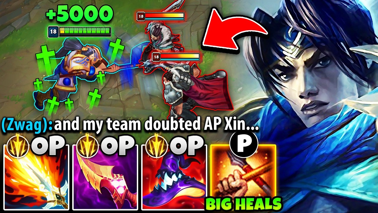 I invented the most BROKEN Xin Zhao build you'll ever see... (PENTAKILL AS AP?!)