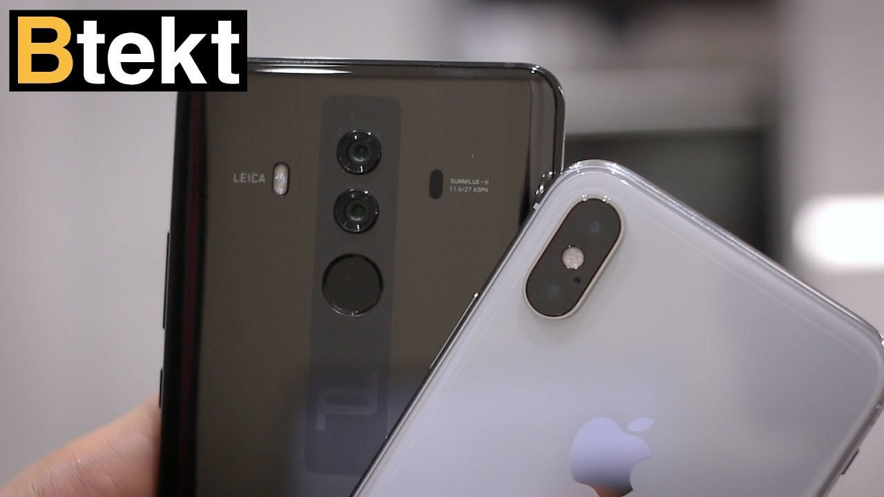 €1,300+ each?! Huawei Mate 10 Porsche Design vs iPhone X