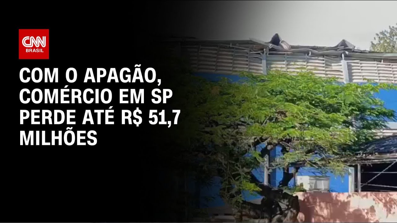 Com&eacute;rcio em SP perdeu at&eacute; R$ 51,7 milh&otilde;es com falta de energia, diz ACSP | LIVE CNN