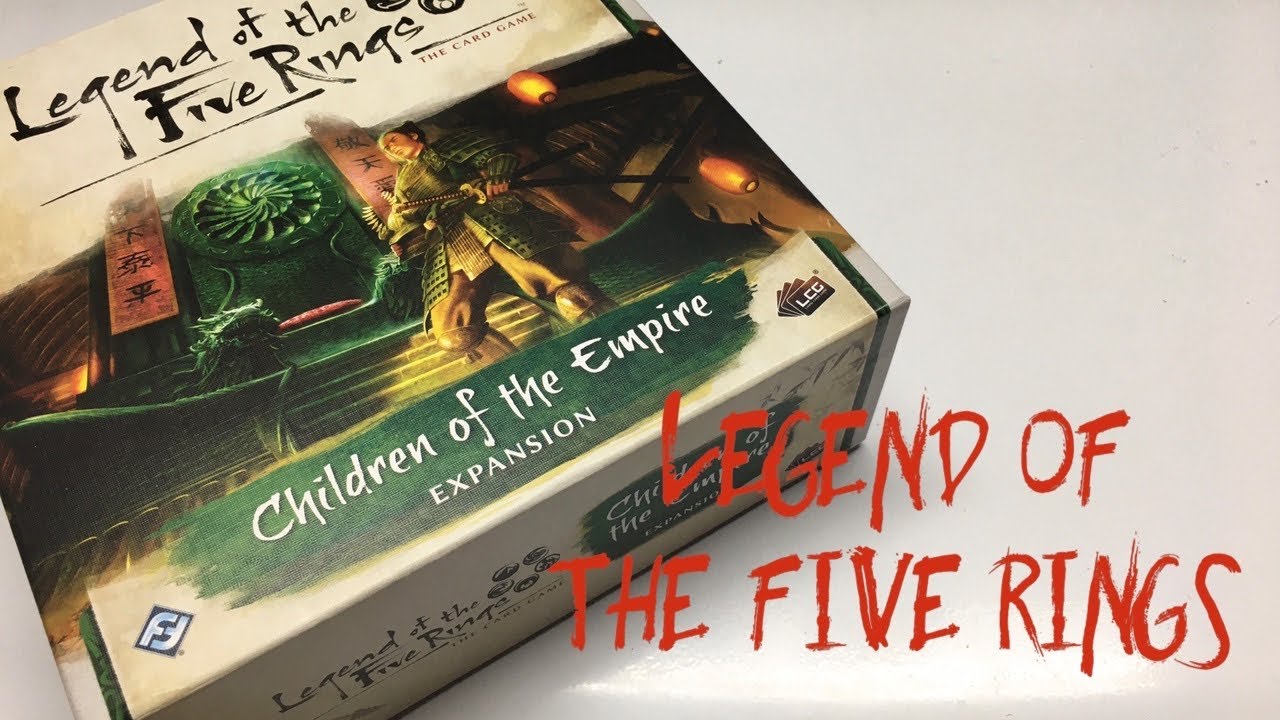 L5R Legend of the Five Rings Children of the Empire Expansion Set LCG Unboxing!