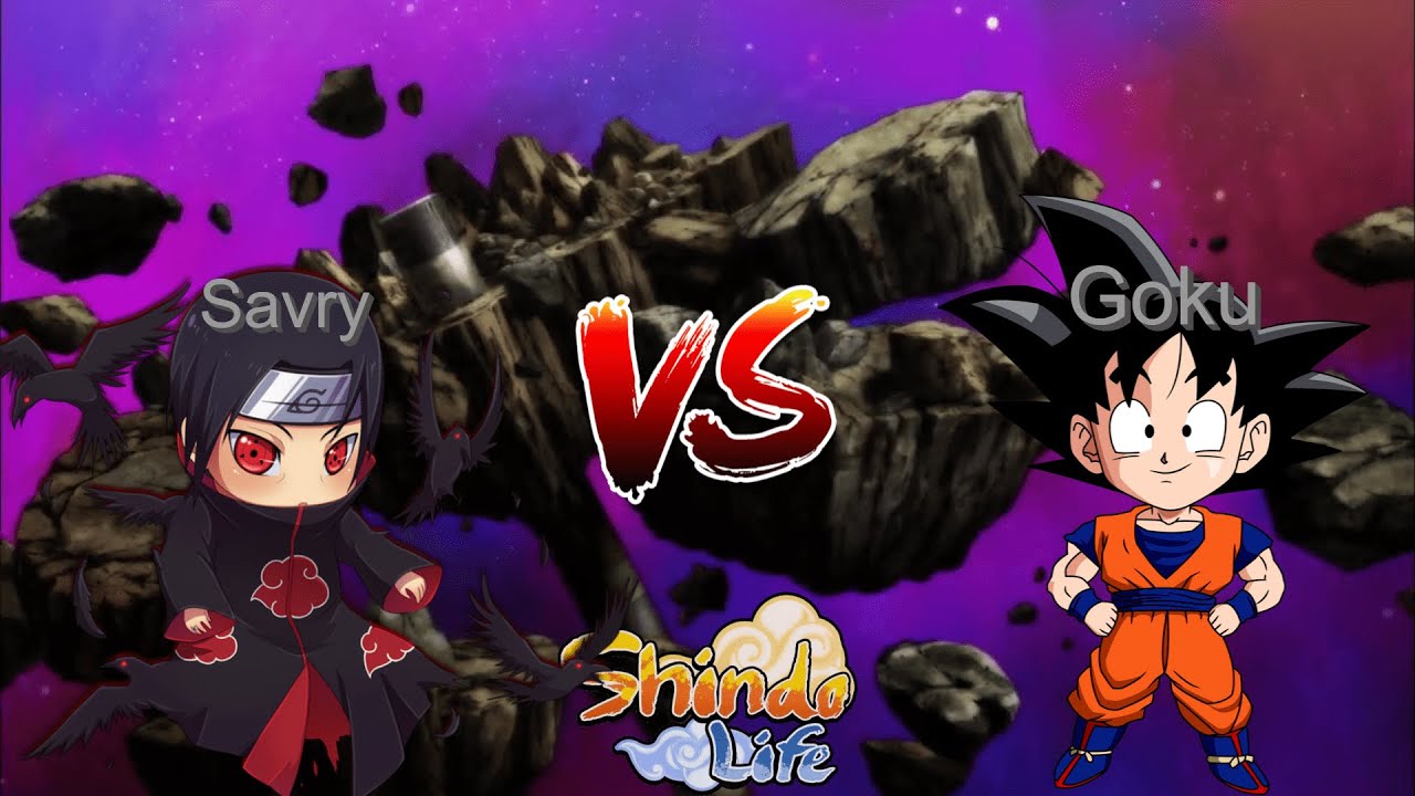 Savry vs Goku | PvP in Shindo life#40