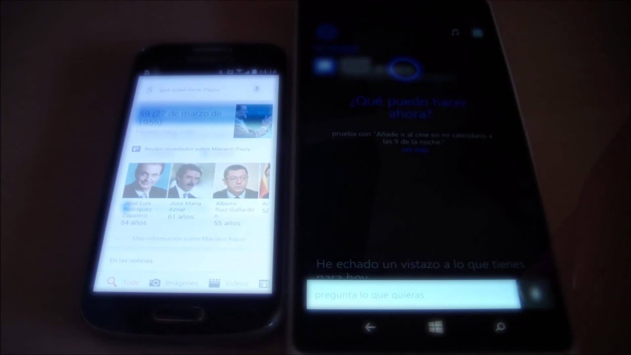 Cortana vs Google Now