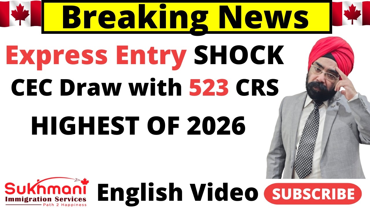 48th Express Entry Draw of 2026||Draw #436||English Video||Sukhmani Immigration||