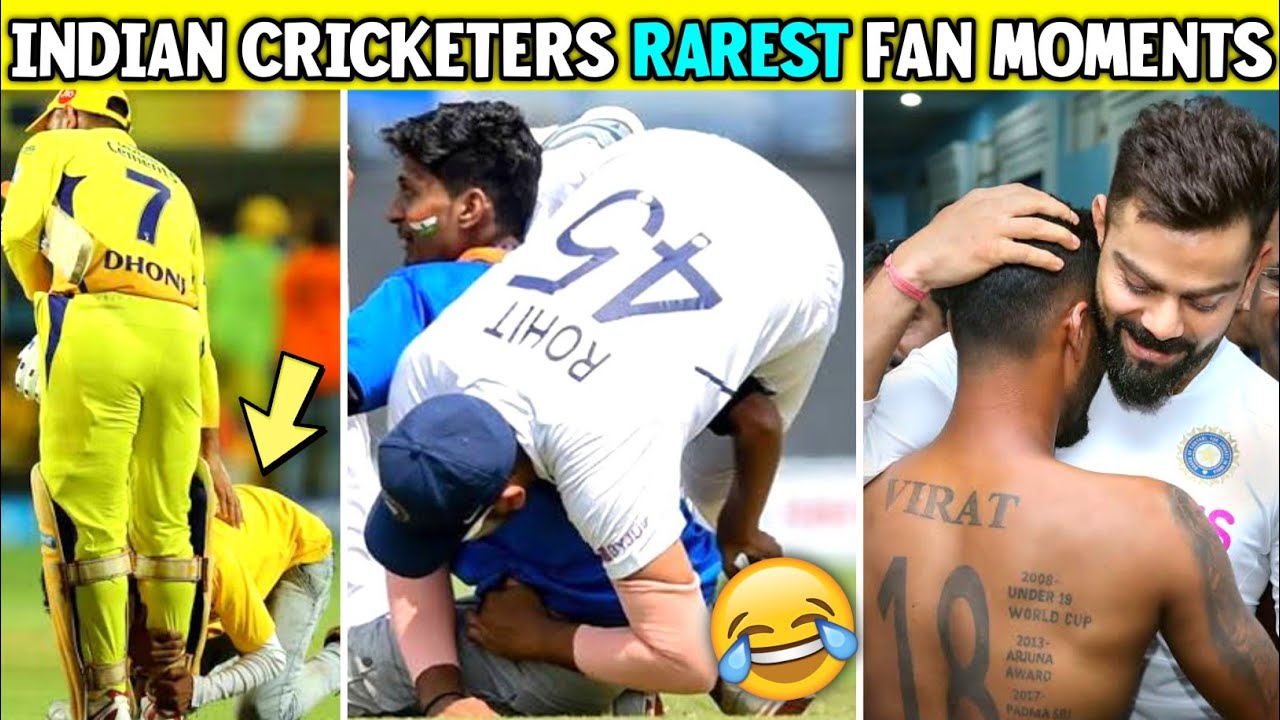 Famous Indian Cricketers Rarest Fan Moments | Dhoni, Kohli, Rohit, Yuvraj