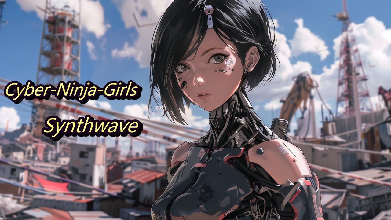 Cyber-Ninja-Girls playlist 01  #Synthwave #Industrial #Retrowave #lofi #Cyberwave  #bgm  #music