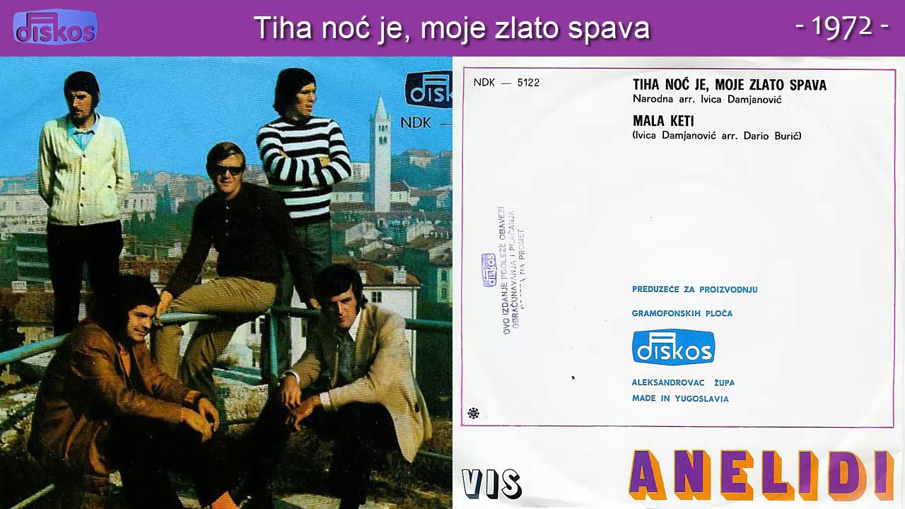 Grupa Anelidi - Tiha noc je, moje zlato spava - (Audio 1972)