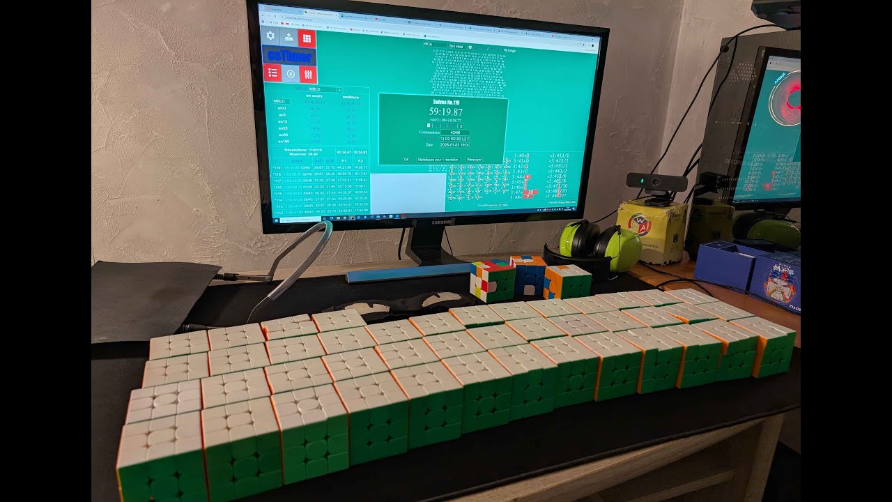 MBLD : 43/46 en 59:19(44:21) PB single !