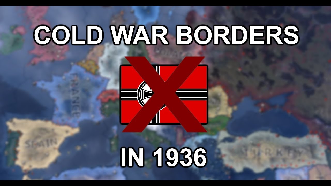 What if Europe Had Cold War Borders in 1936? (1936-1945) (AI-Only Timelapse) | Hearts of Iron IV