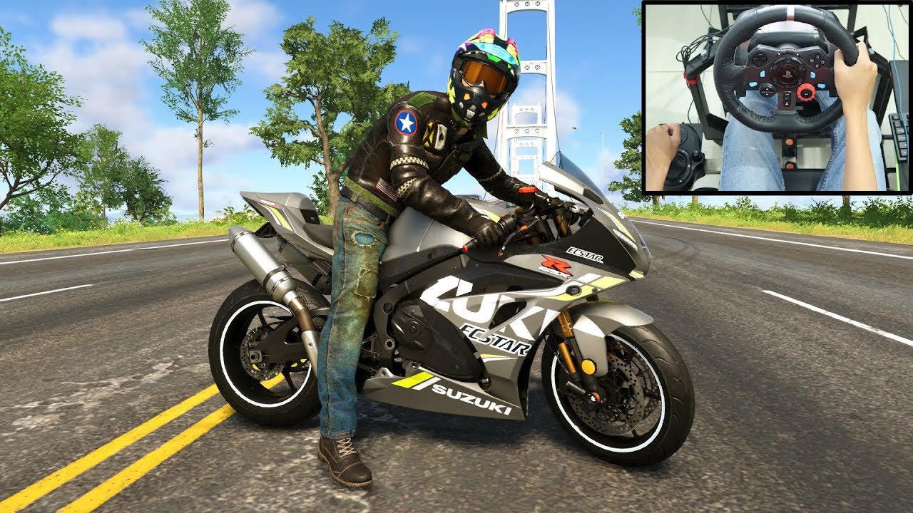 Suzuki GSX-R1000R - The Crew 2 (Logitech g29 + Shifter) Gameplay