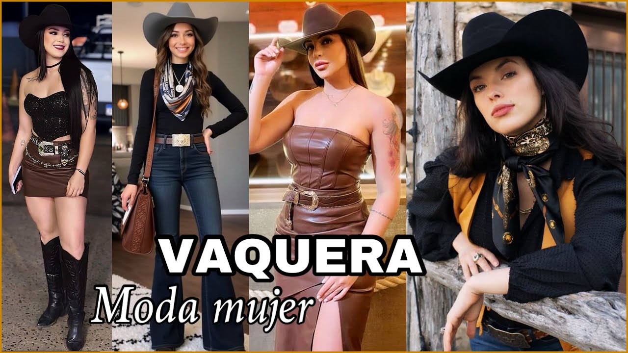 MODA VAQUERA OUTFITS VAQUEROS MODA MUJER 2026 | IDEAS DE OUTFITS VAQUEROS Moda Mujer 2026 