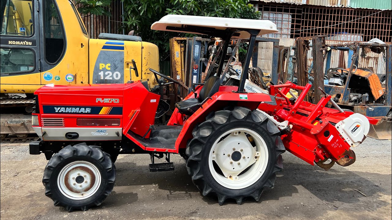 Máy Cày YANMAR Fv270 | SHIBAURA | 27PS Siêu Mới 📲0937892345