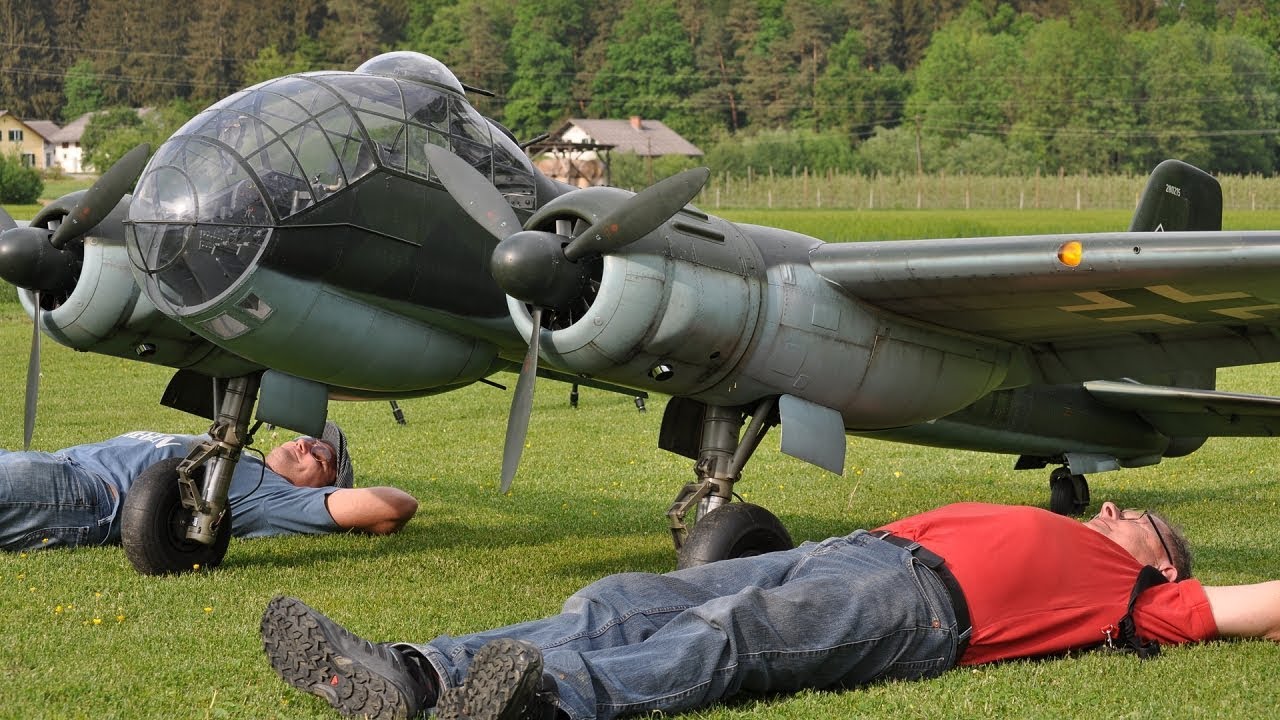 Giant Rc Junkers JU-188 - RollOut