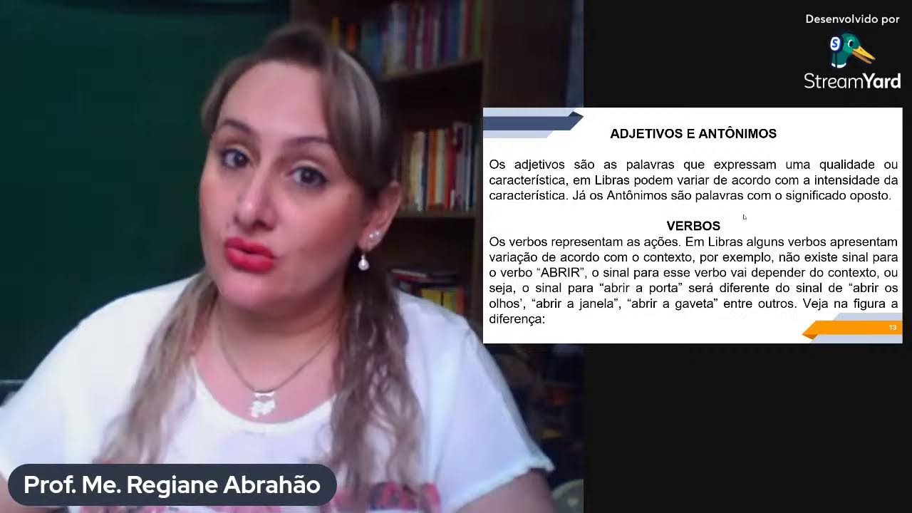 Aula 8 - Treinamento Libras