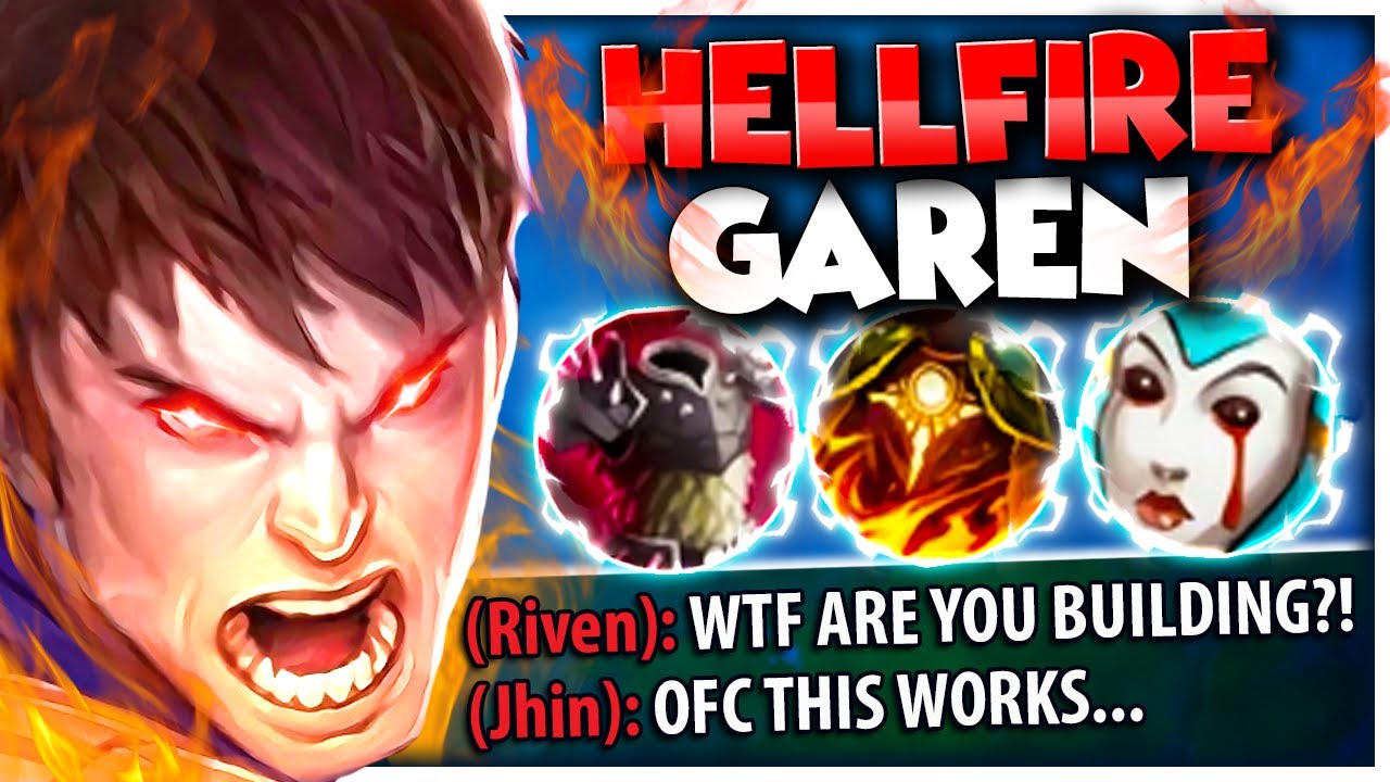 Garen...but he instantly burns anyone he touches for over 3K DMG 🔥🔥