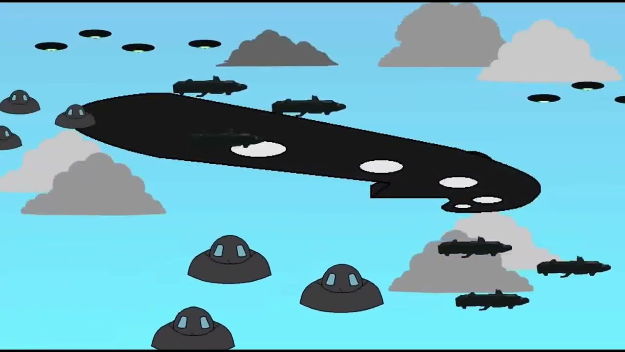 Pivot Alien Invasion Fight war S1 part 1 & 2 remastered (Alien Invasion Of doom)
