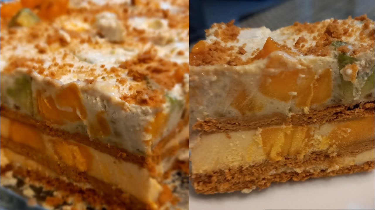 MANGO AVOCADO GRAHAM ICECREAM CAKE