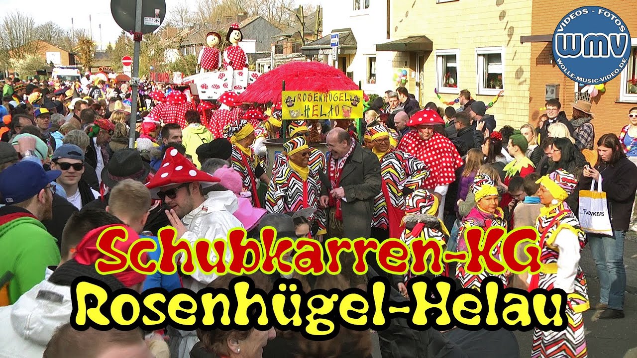 Gladbeck Schubkarren KG Rosenhügel Karnevalsumzug