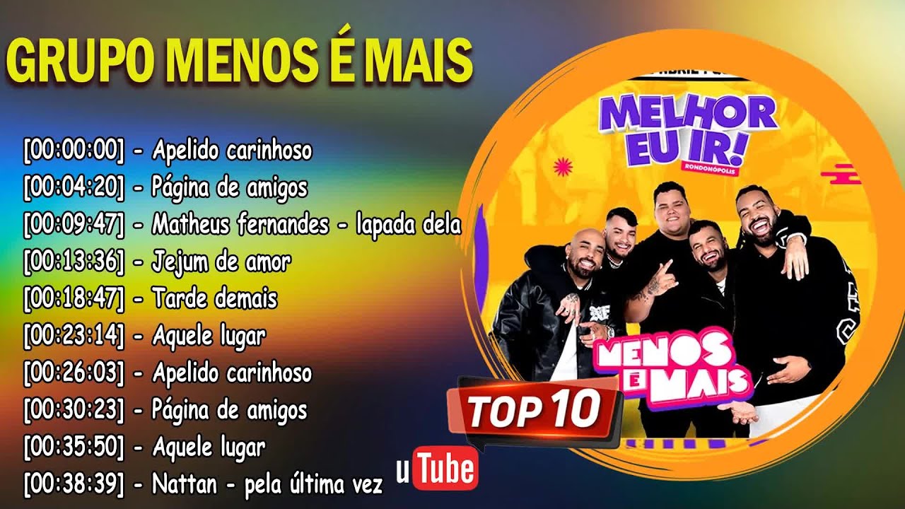 Show Completo Menos &Eacute; Mais 🔥 Pagode e Samba Brasileiro 2025 &ndash; Hits Inesquec&iacute;veis