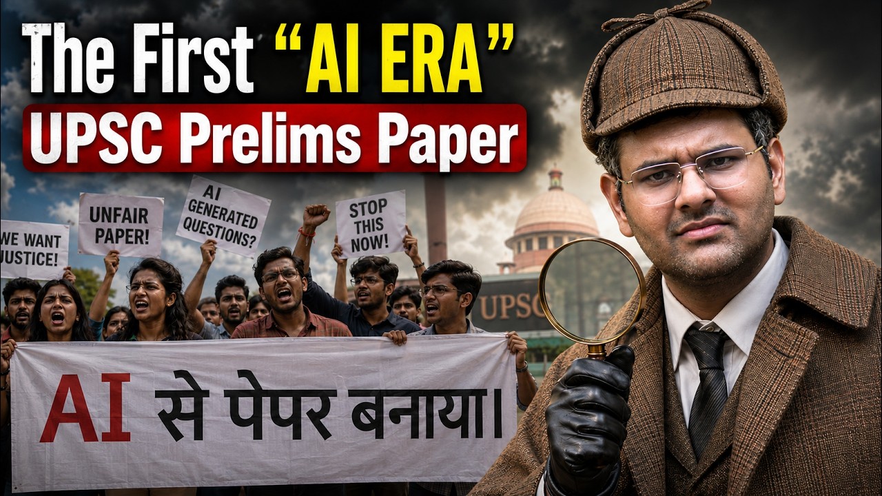 UPSC Prelims 2026 | Was AI Used in Question Framing? | The First AI-Era Paper and the Beginning