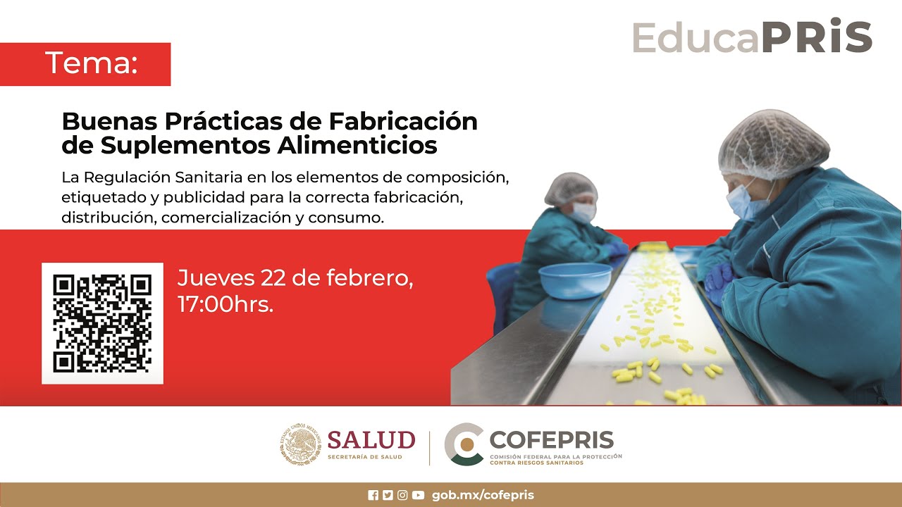 Buenas Prácticas de Fabricación de Suplementos Alimenticios