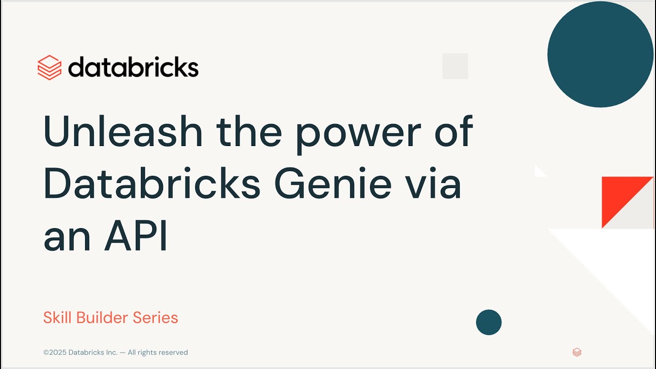 Unleash the power of Databricks Genie via an API
