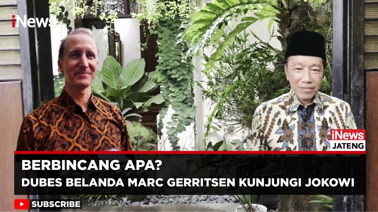 Dubes Belanda Datangi Kediaman Jokowi di Solo, Bahas Kerjasama? | iNews Jateng